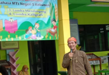 Bidik Karya Dan Penampilan Terbaik, Semarak Bulan Bahasa MTsN 5 Kebumen Adakan Lomba
